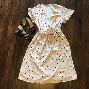 Beautiful dotted  Polagram dress